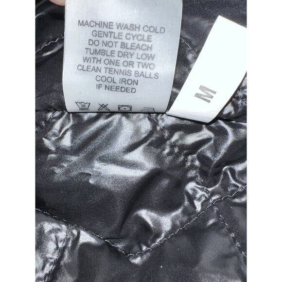 Anorak Womens Duck Down Feather Light Weight Long Puffer Houndstooth Size Medium - Picture 15 of 15